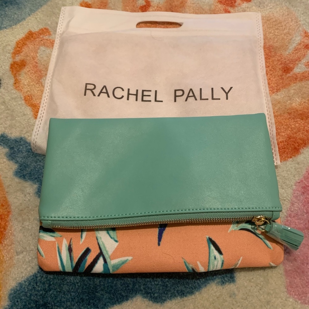 Reversible Rachel Pally Clutch in dust bag